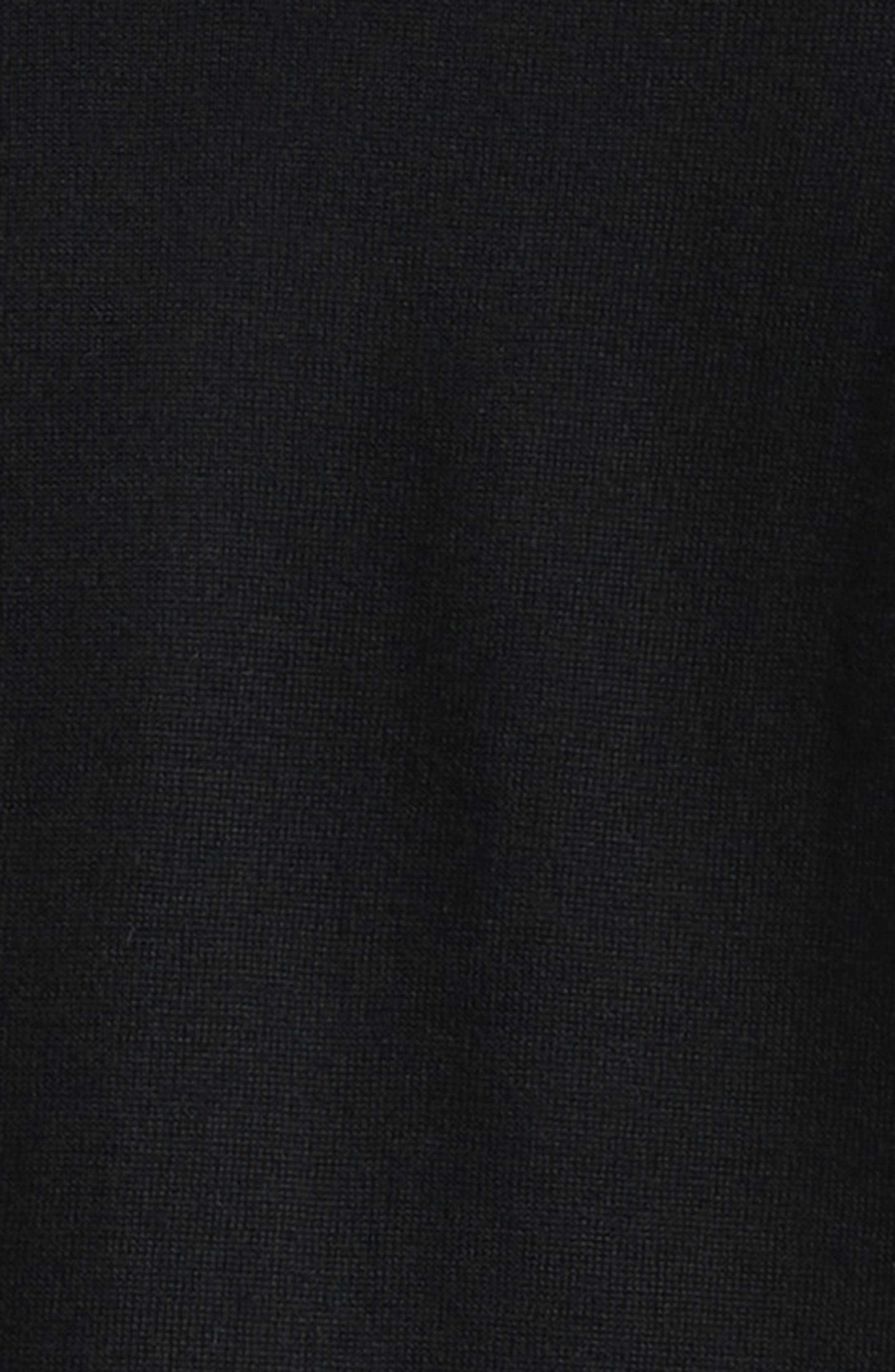 Dolce&Gabbana Tipped Virgin Wool Crewneck Sweater in N0000 Nero at Nordstrom - 6