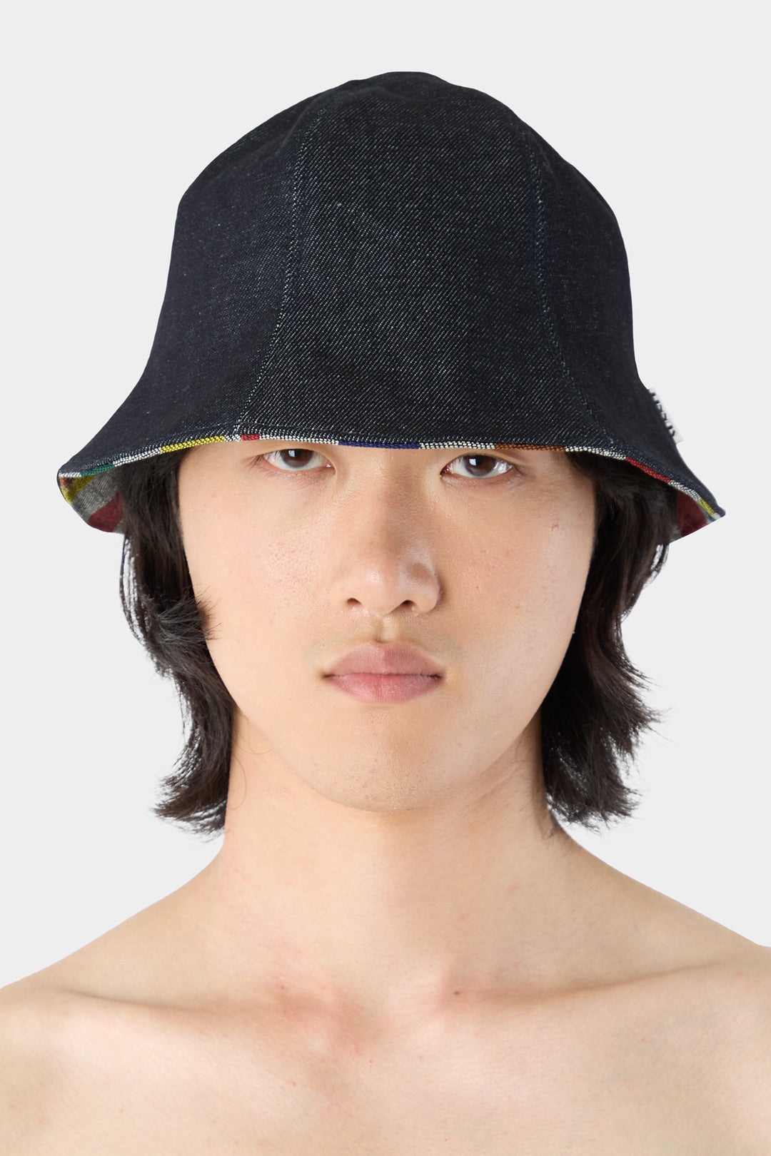 BELLIDENTRO REVERSIBLE BUCKET / denim multicolor - 3