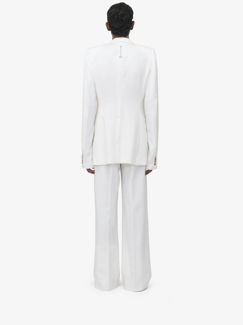 Low Rise Tailored Trousers - 4