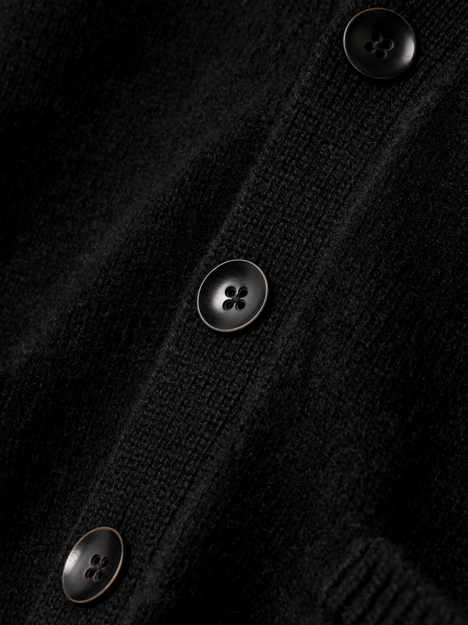 Cashmere cardigan Black - 4