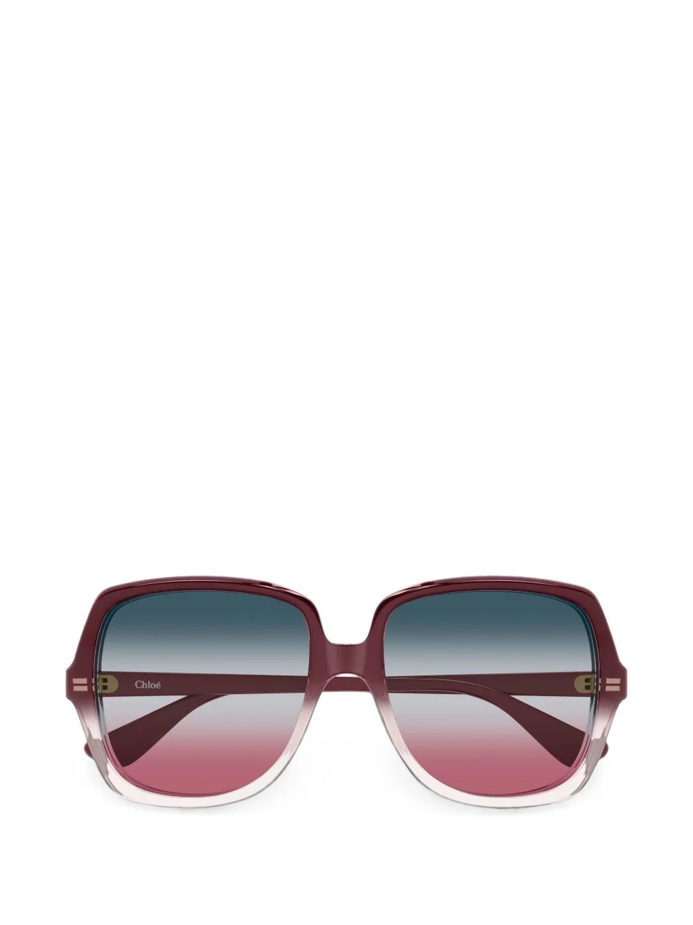 square-frame sunglasses - 1