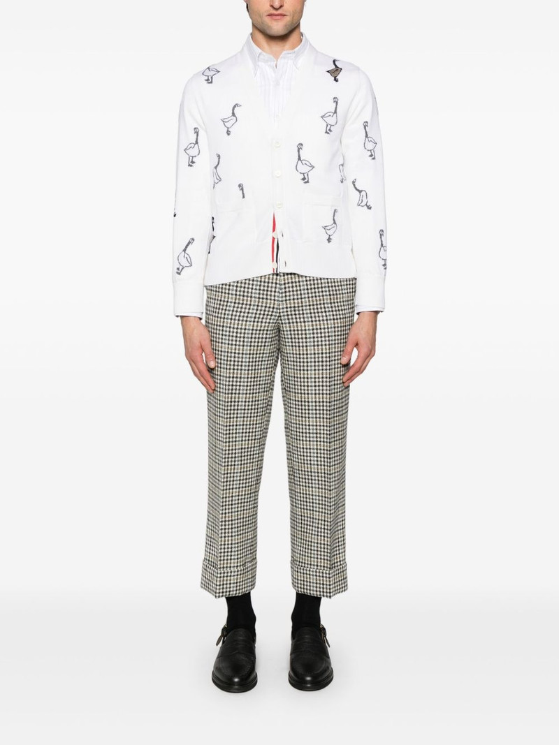 Thom Browne gunclub-check tweed trousers outlook