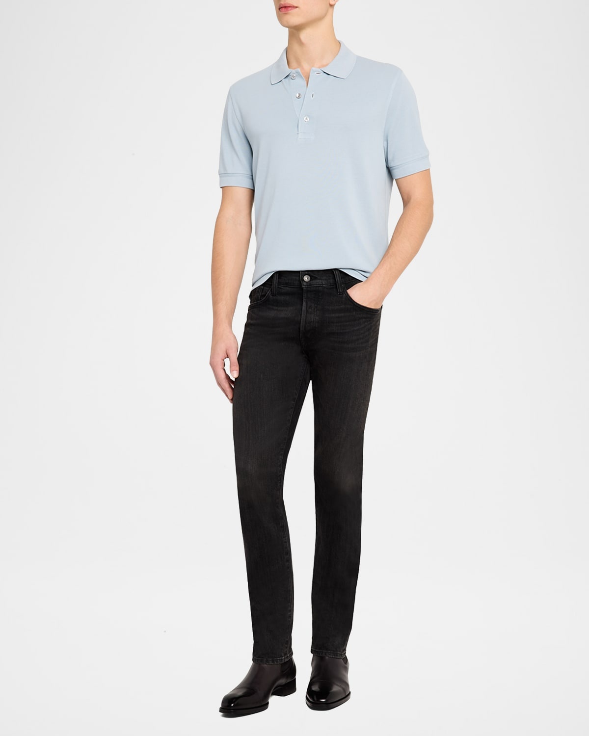 Men's Lyocell Pique Polo Shirt - 2