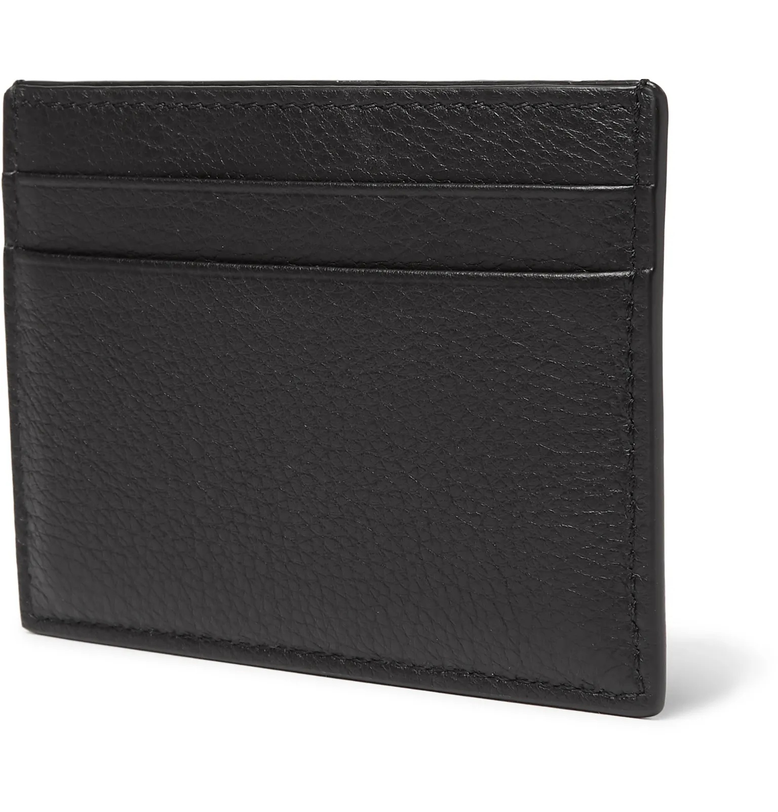 Valentino Garavani Logo-Appliquéd Full-Grain Leather Cardholder - 3