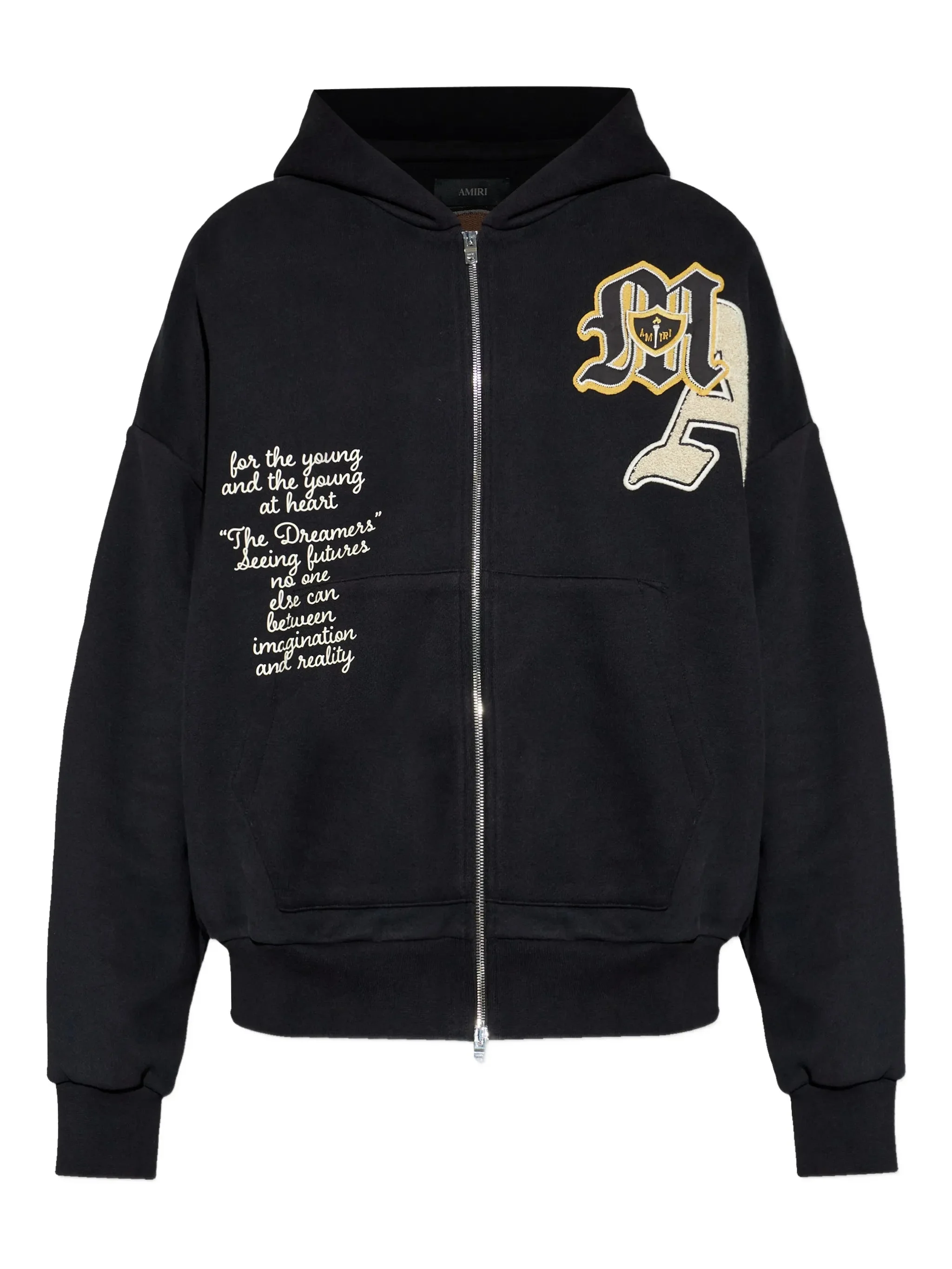 Amiri Logo-appliqué Full-zip Hoodie - 1
