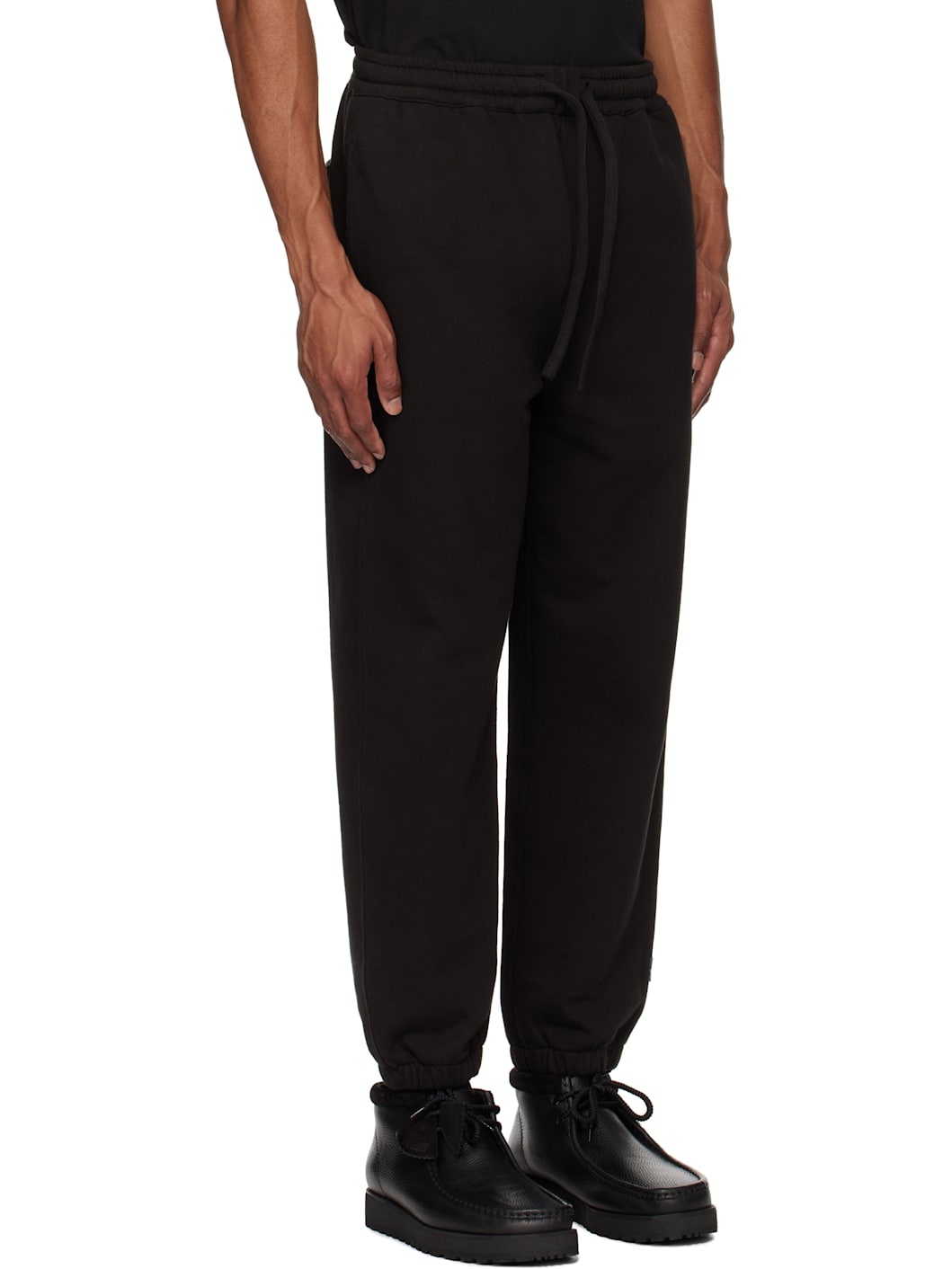 Black Nishigawa Iaido Club Edition Kamon Embroidered Sweatpants - 2
