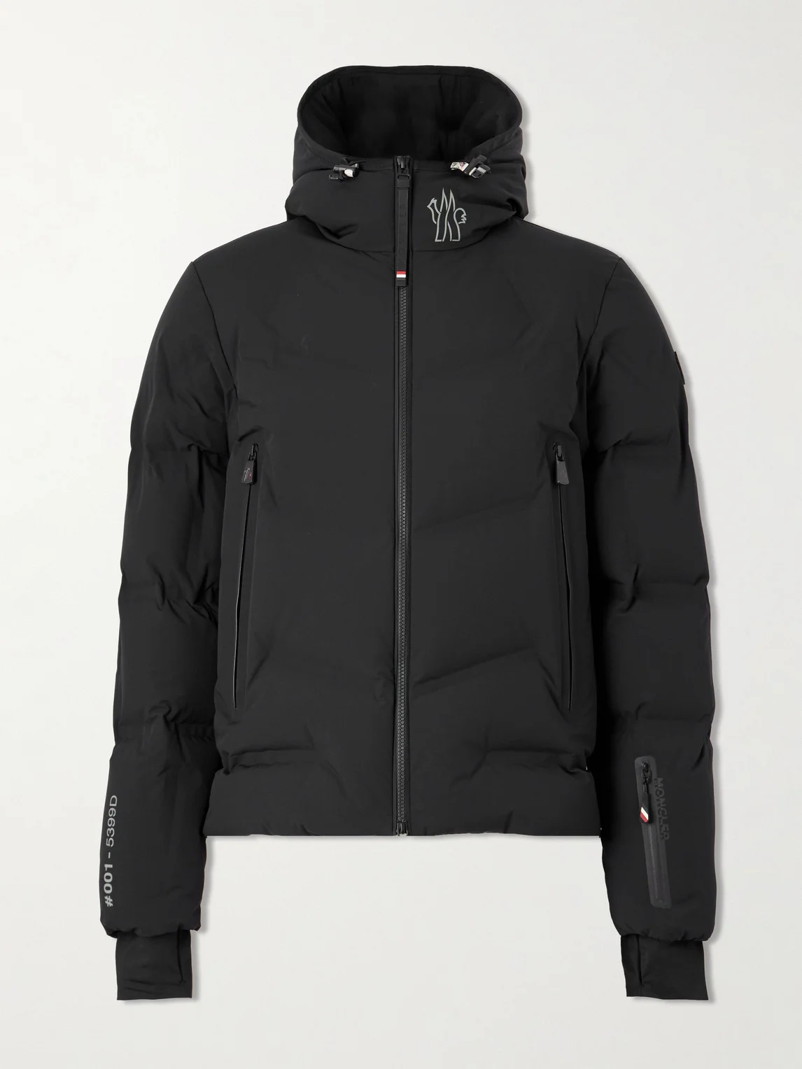 Arcesaz Logo-Appliquéd Quilted Hooded Down Ski Jacket - 1