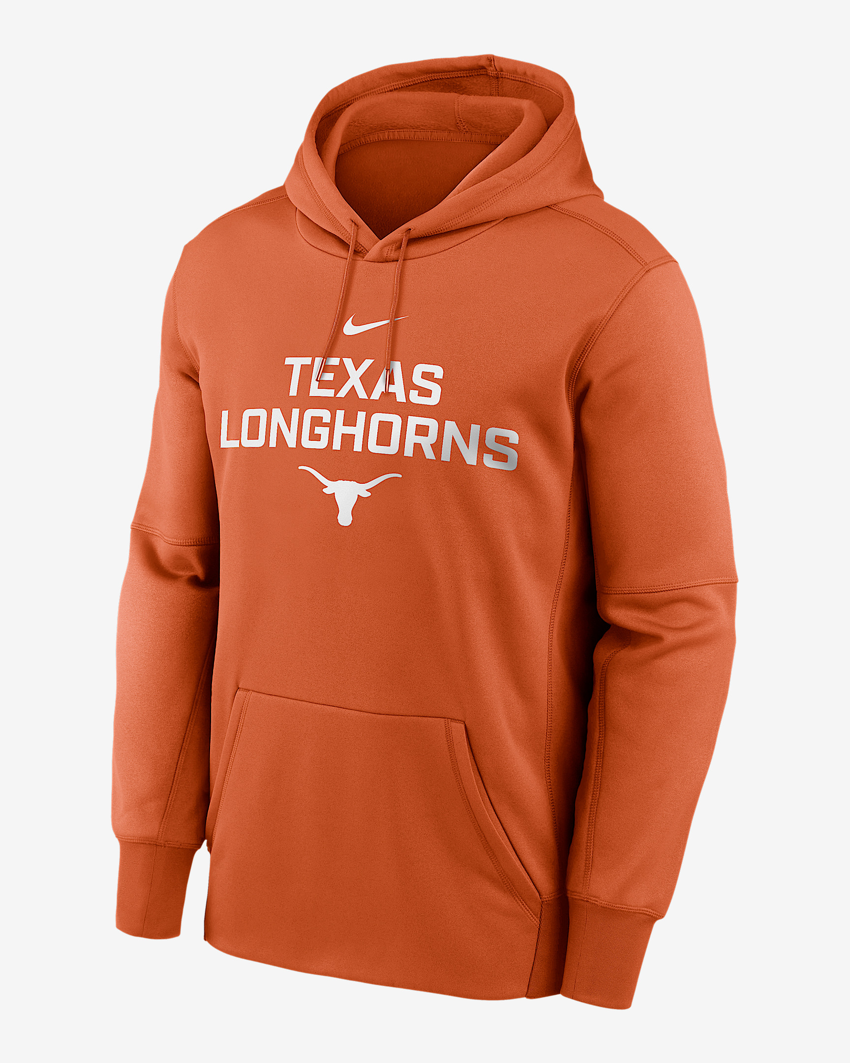 Texas Team Stacked Men’s Nike Therma College Pullover Hoodie - 1