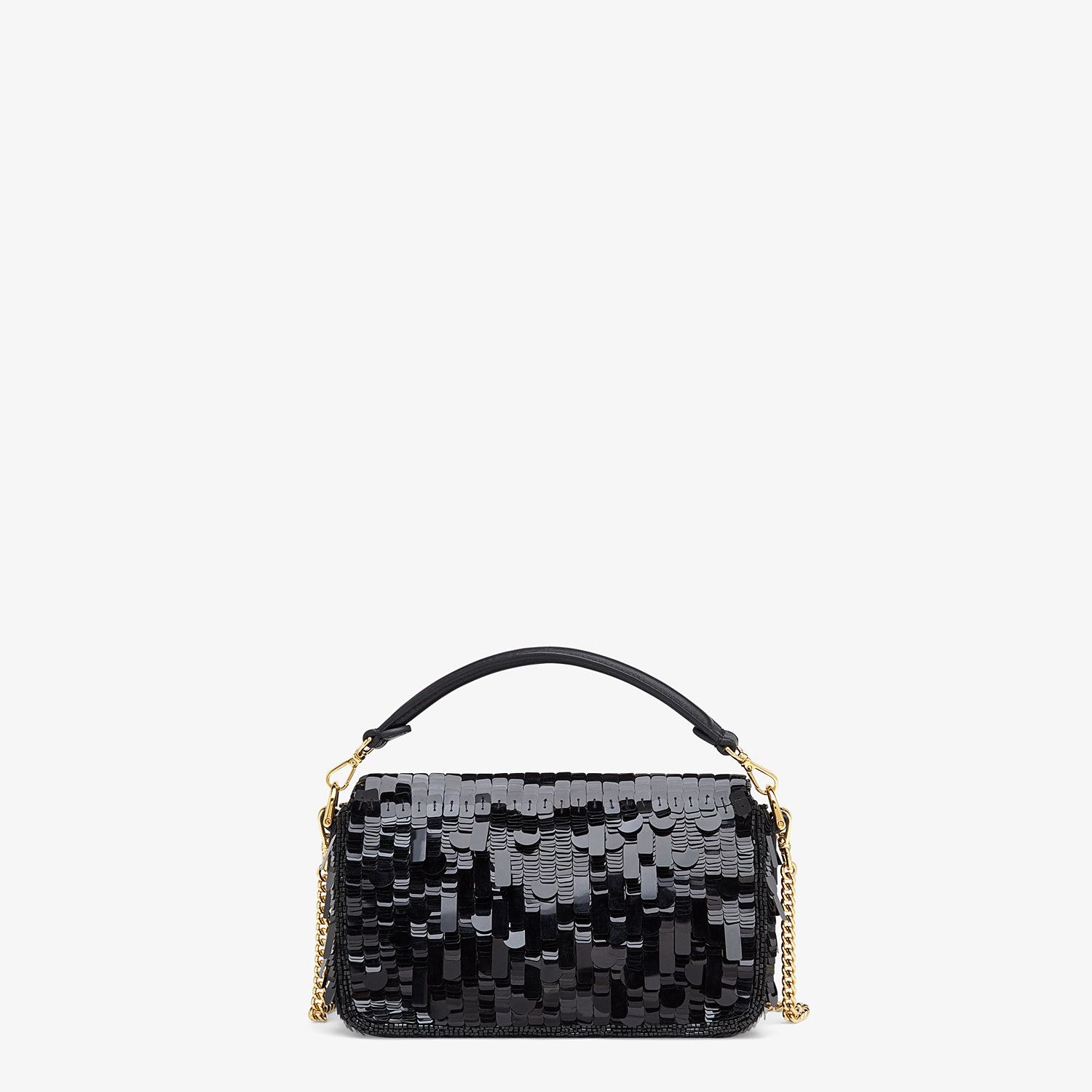 Black sequin mini-bag - 4