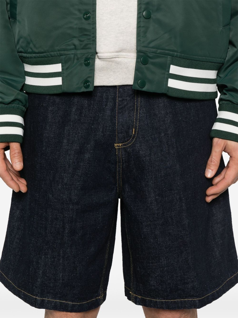 OG Single Knee denim shorts - 5
