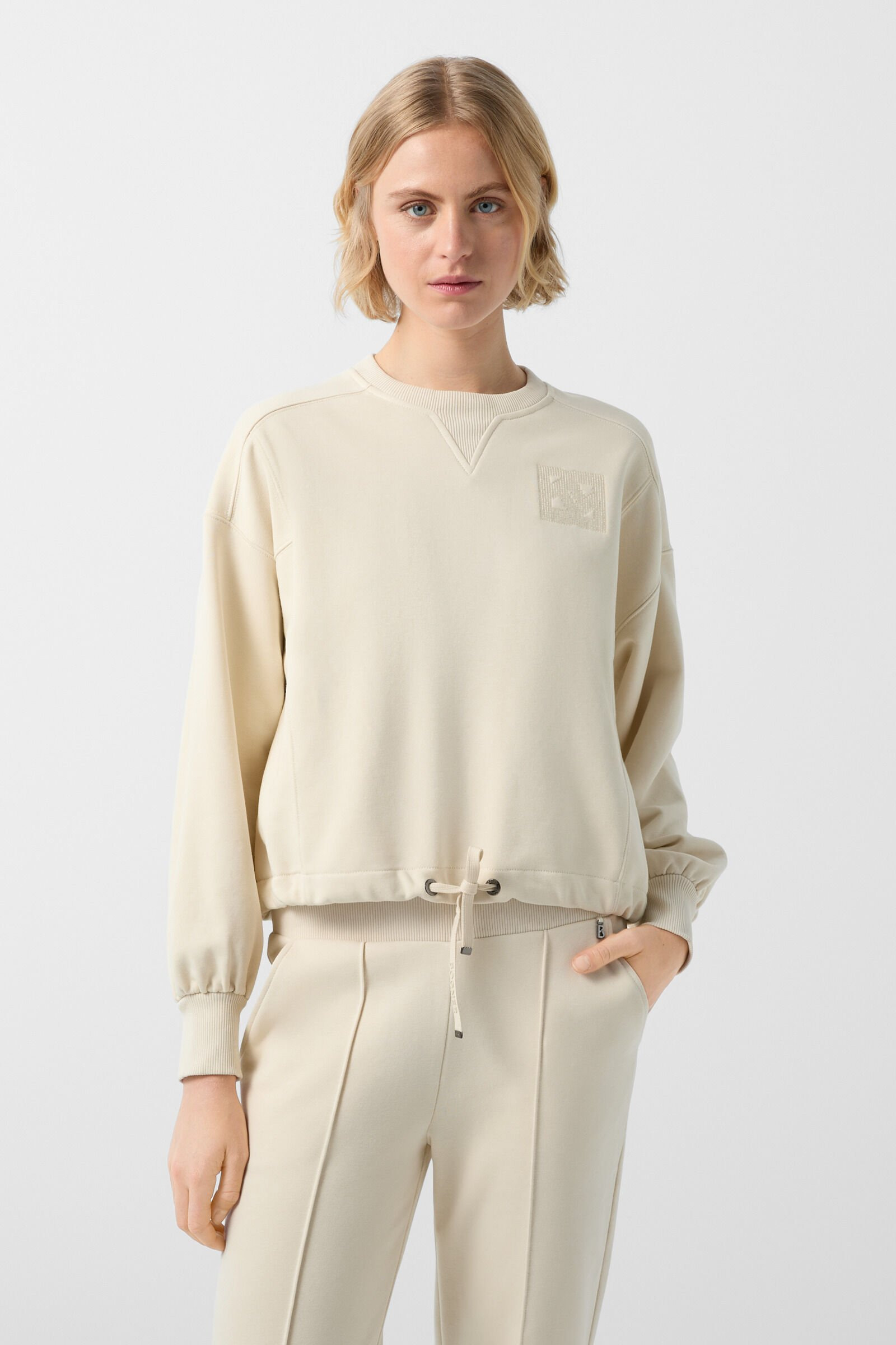 Eldina Sweatshirt in Sand - 2