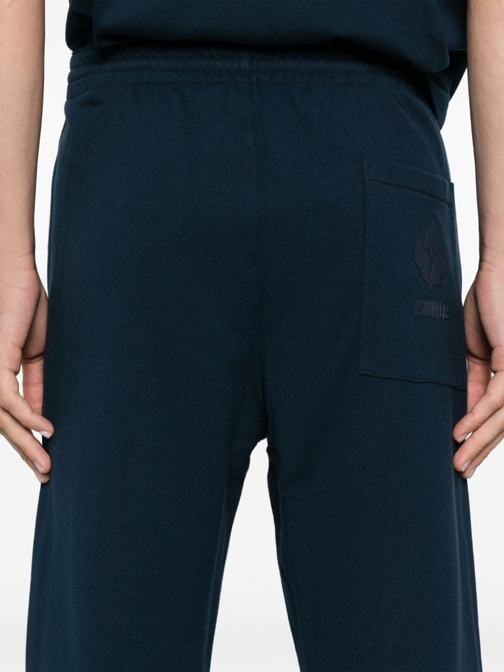 rubberised-logo track pants - 5