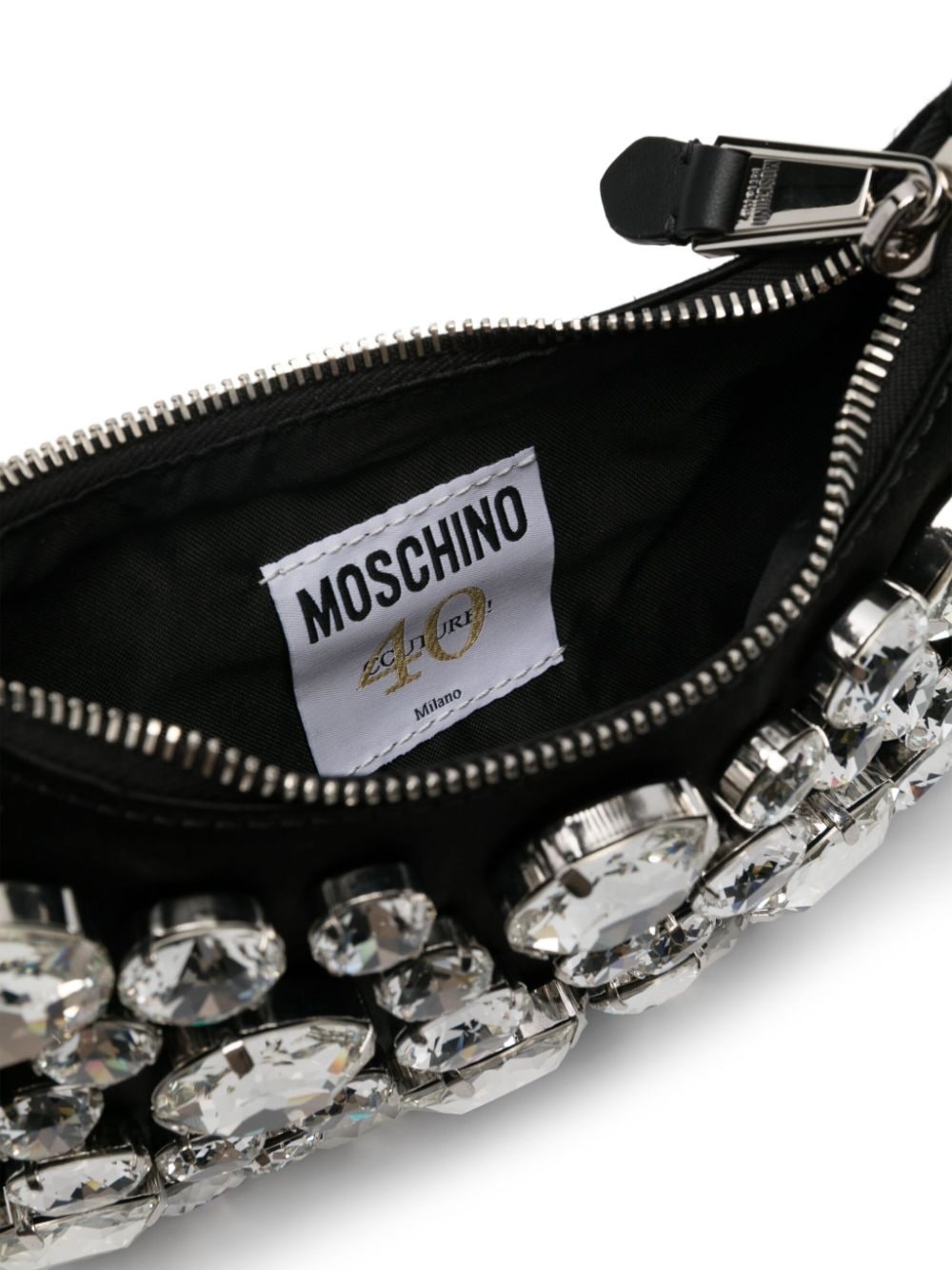 crystal-embellished shoulder bag - 5