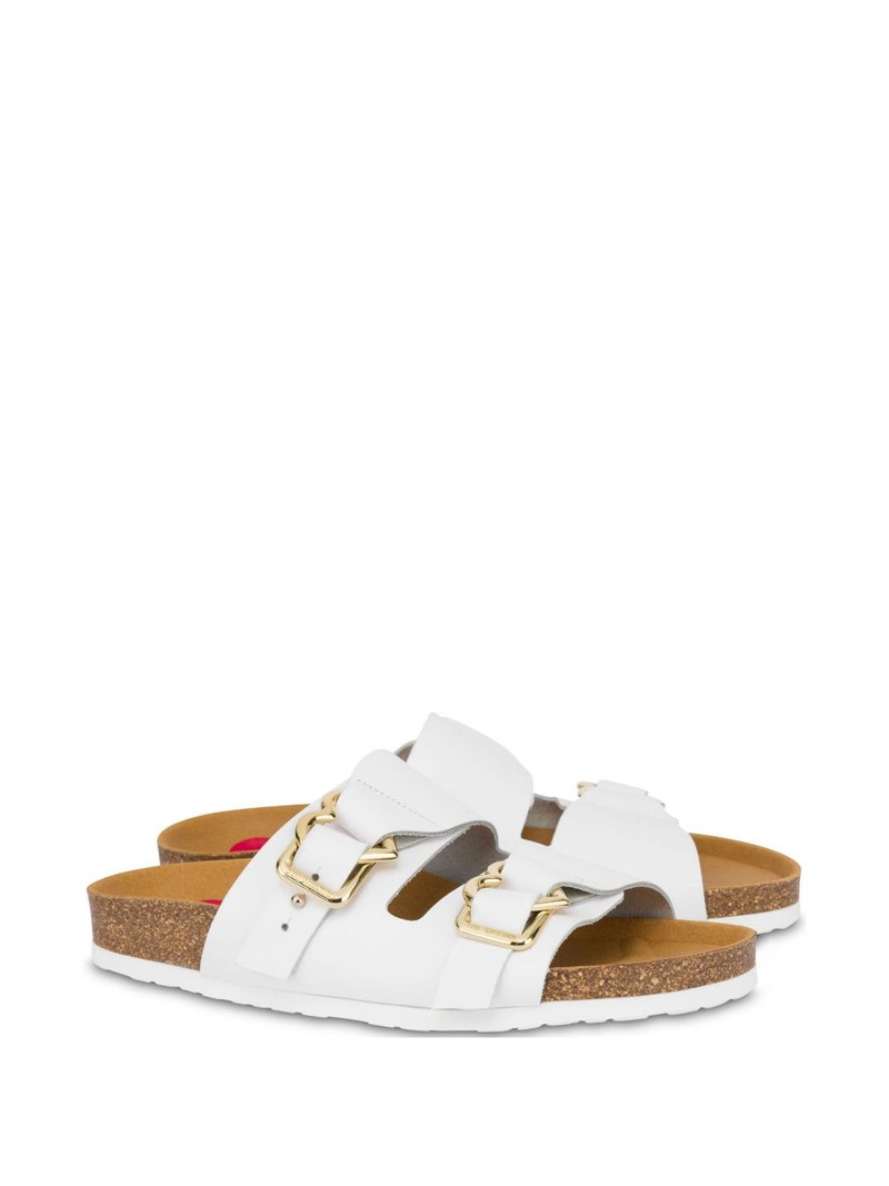 Moschino leather sandals outlook
