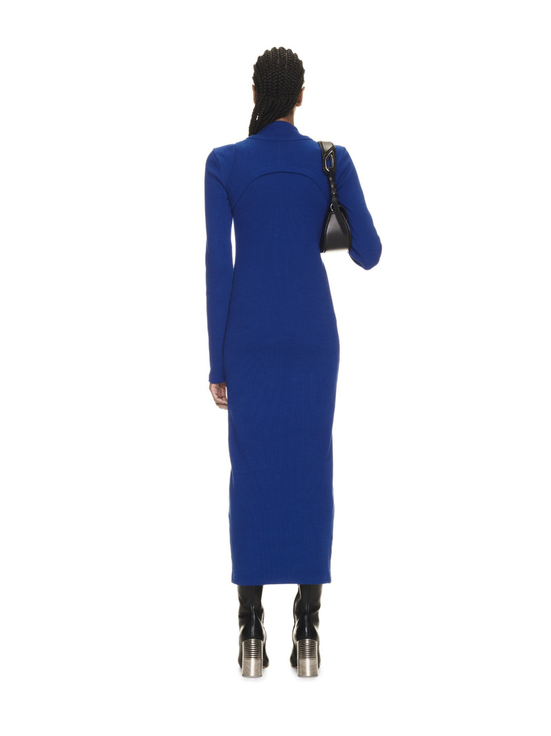 Off Stamp Rib Round Long Dres 4