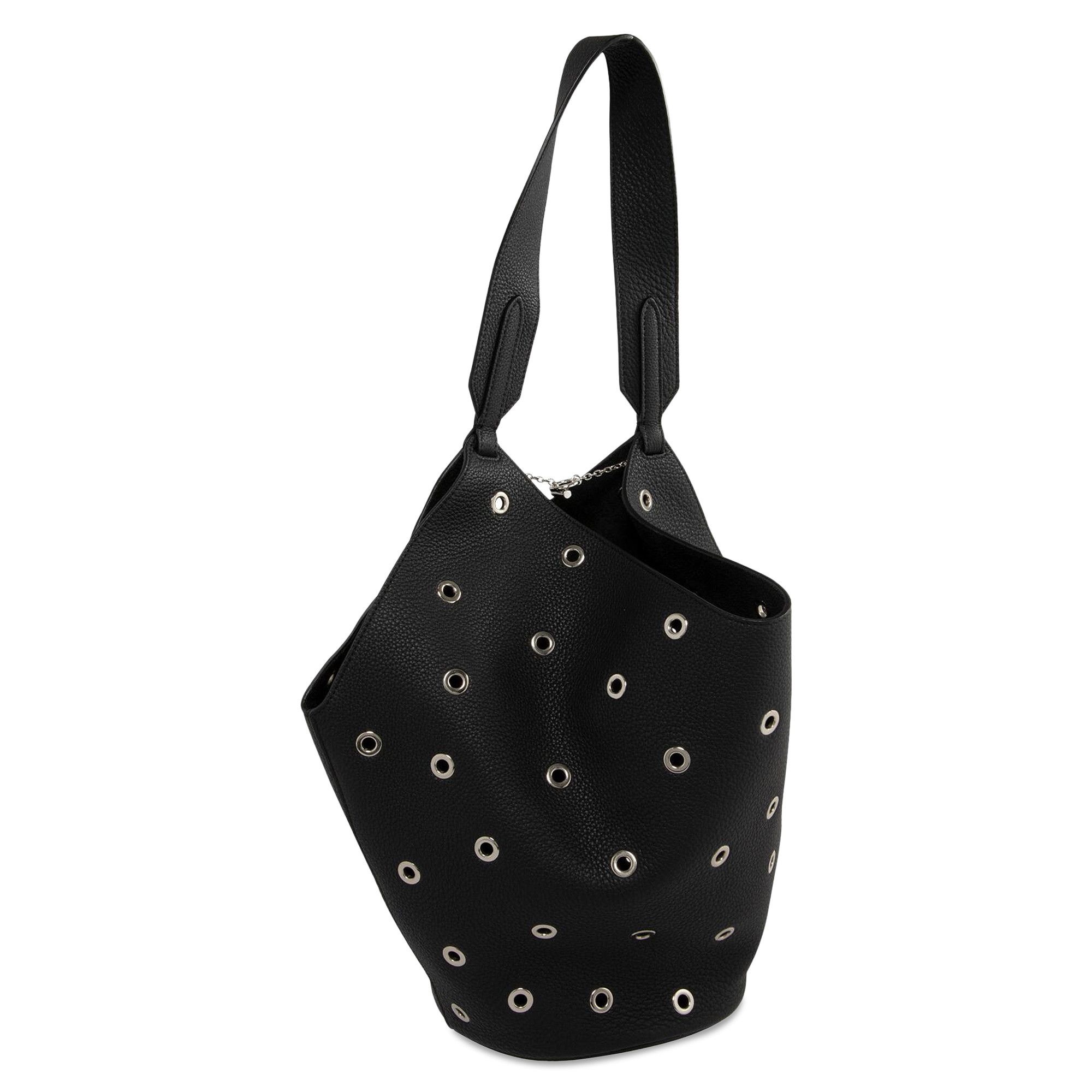 Khaite Lotus Small Tote Bag 'Black' - 2
