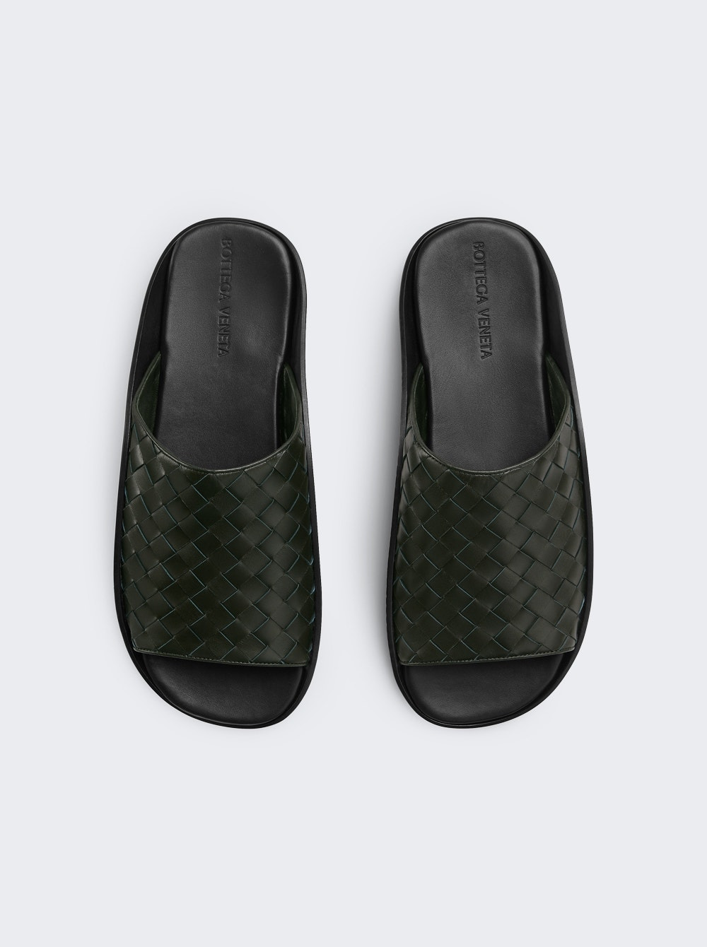 Wave Mule Sandal Dark Green - 2