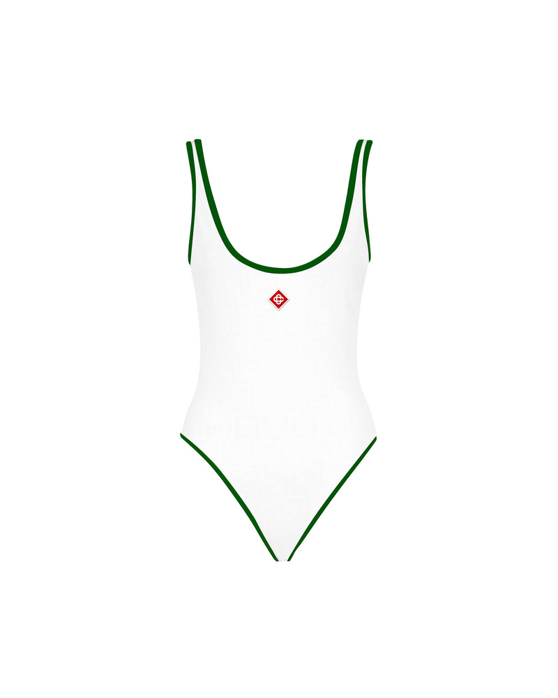 Green Trim Swimsuit 1