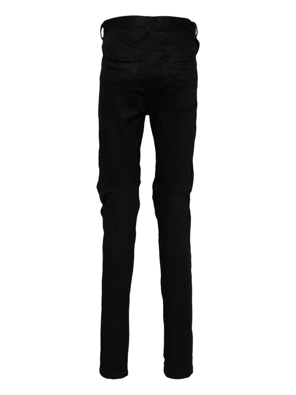 slim distressed trousers - 2