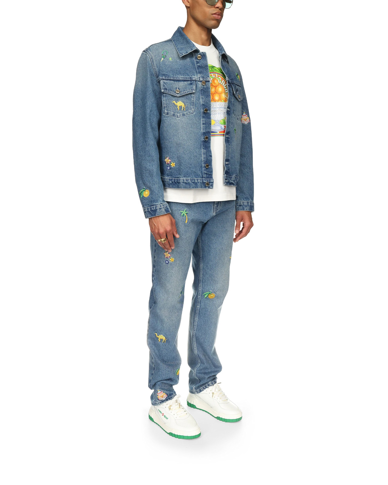 Motif Denim Jeans | Casablanca Paris - 5
