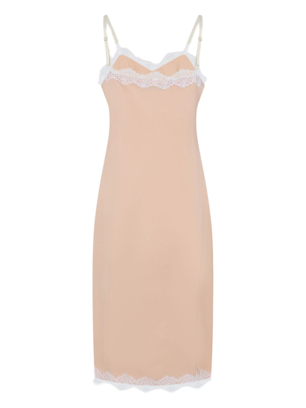 lace-trim dress - 2