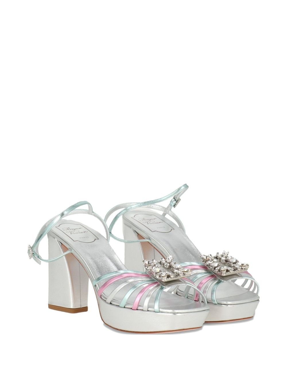 crystal-embellished sandals - 2