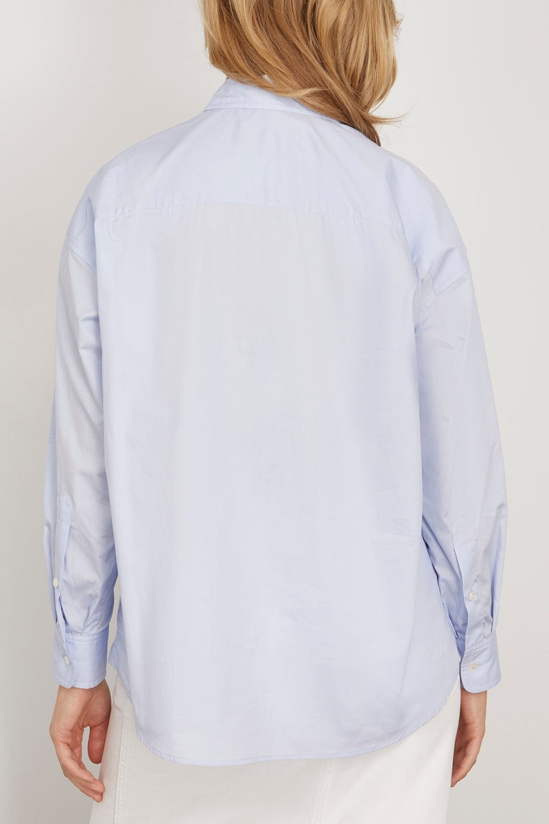 Mael Oversized Shirt in Light Blue 4