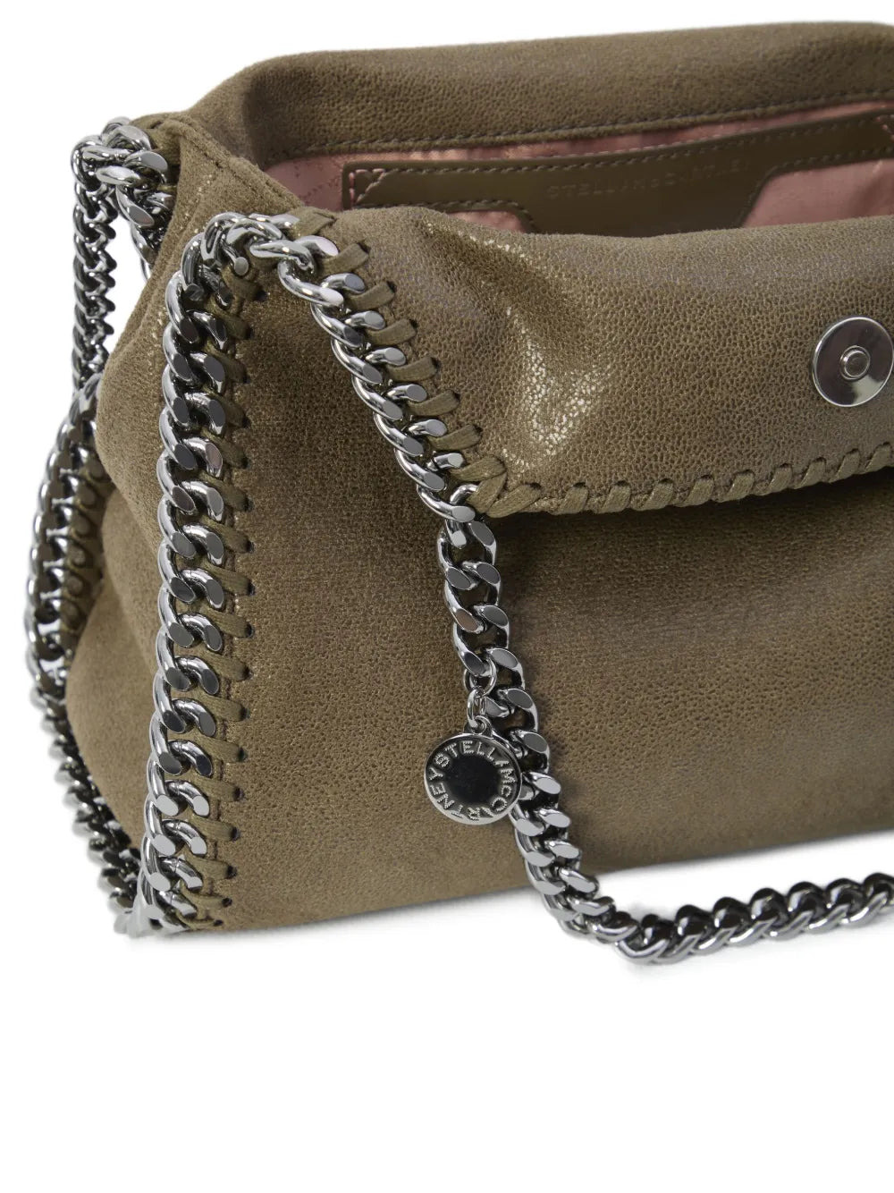 Stella Mccartney Women Falabella Mini Tote Bag With Chain Trim - 4