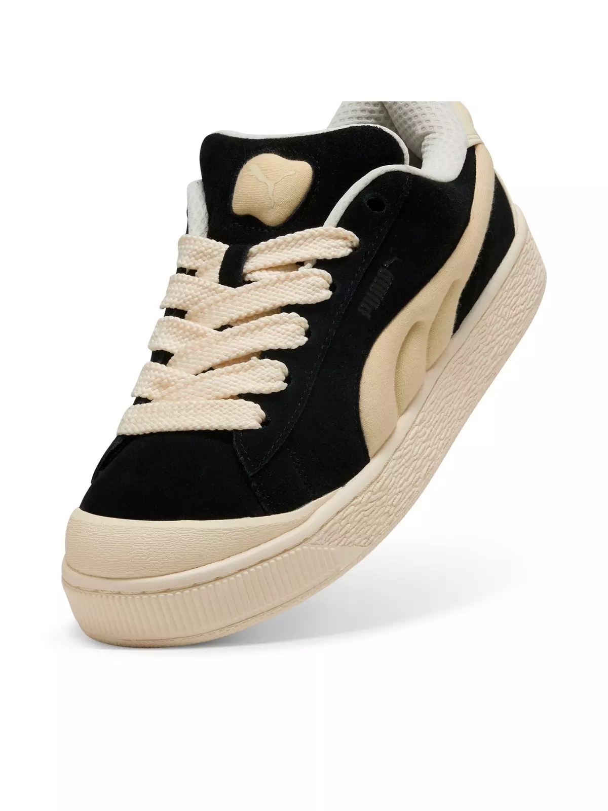 PUMA Suede XL Crush Preserves "PUMA Black/Chamomile/Sugared Almond" Men's Shoe - 5