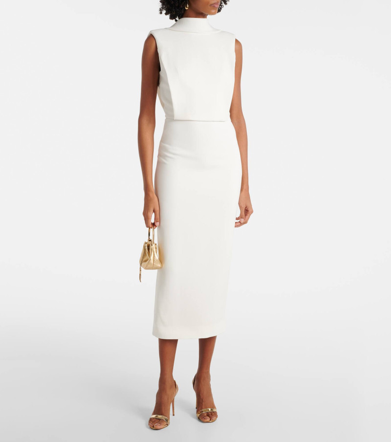 ROLAND MOURET Cady midi dress outlook