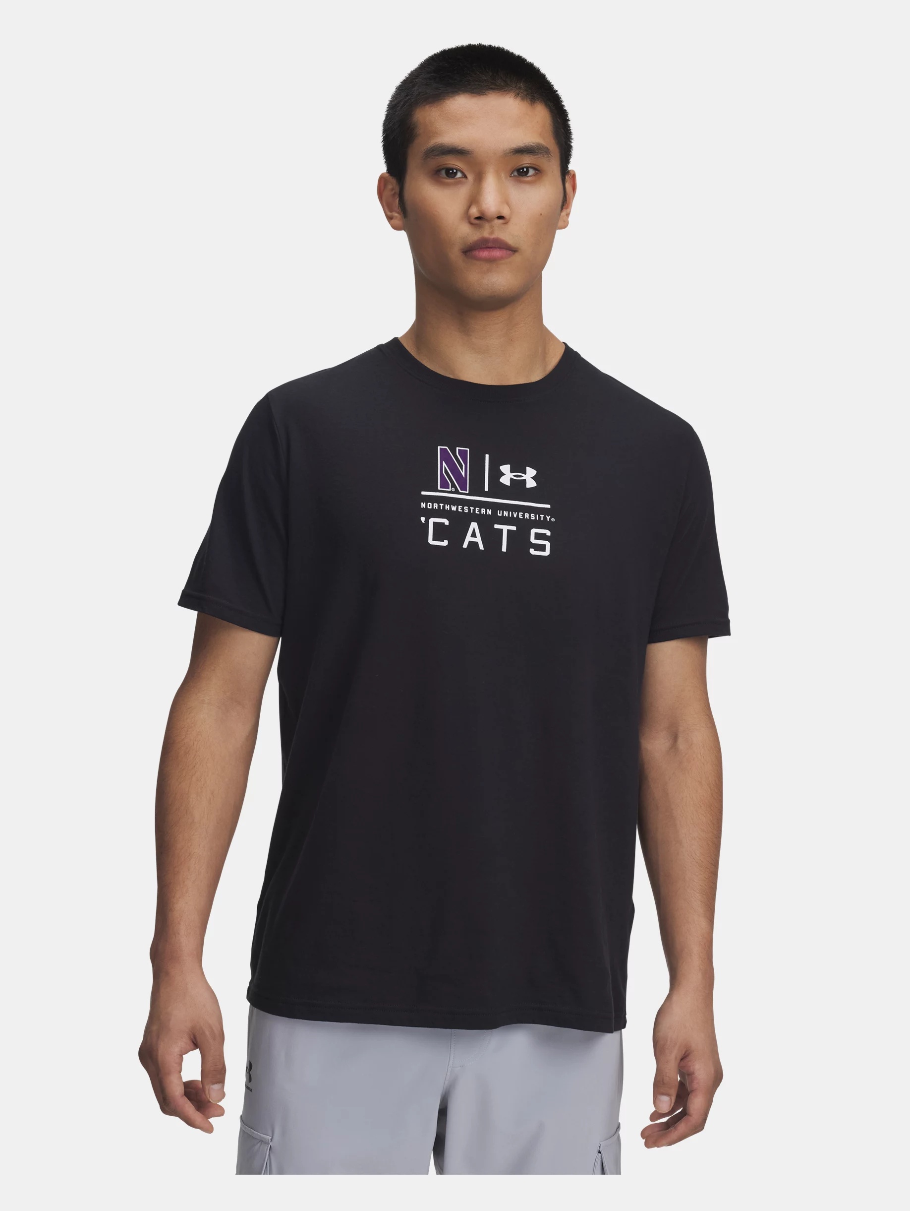 Men's UA Performance Cotton Collegiate Short Sleeve - 2