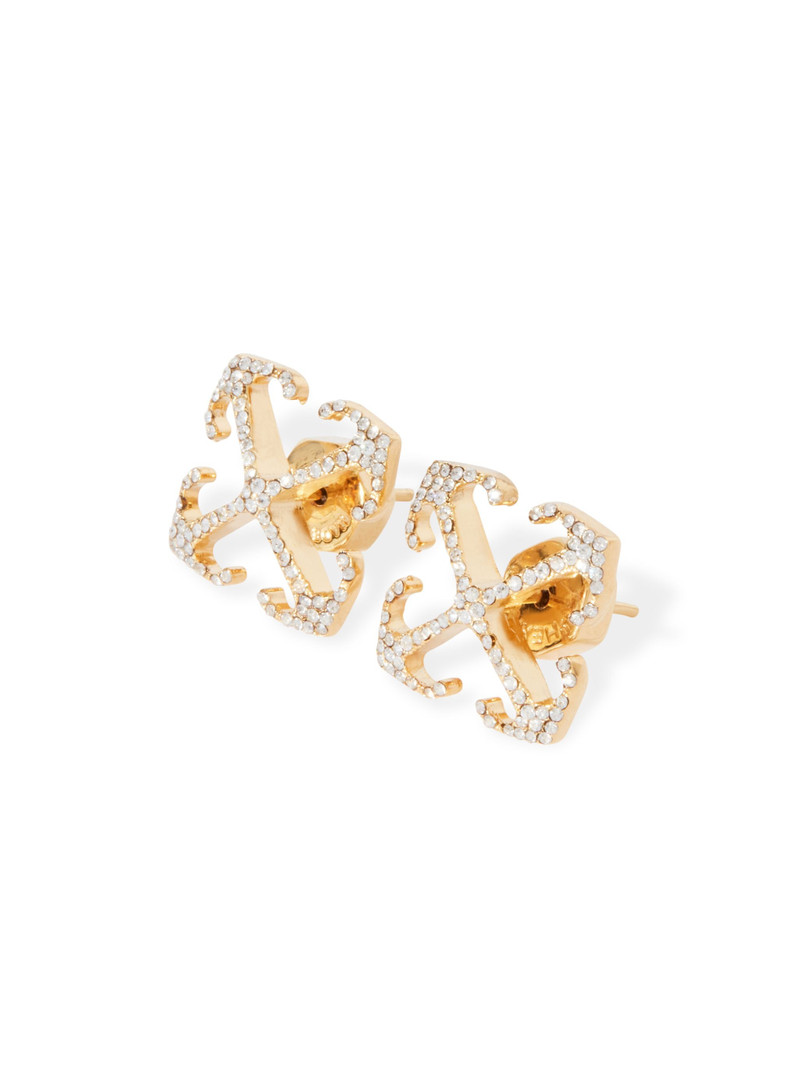 Off-White Mini Arrow Strass Earrings outlook