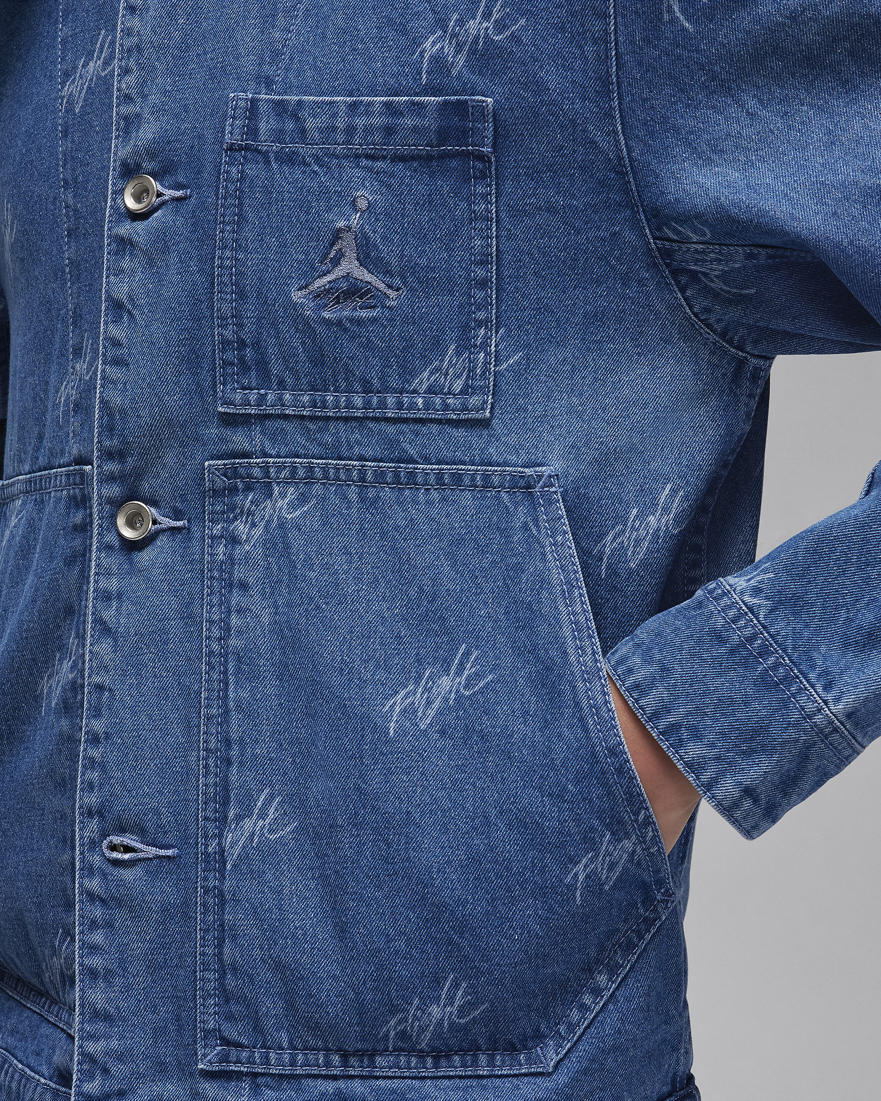 Jordan Jordan Flight Heritage Men's Denim Jacket | REVERSIBLE