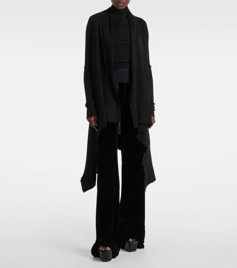 Rick Owens Bias cady crêpe wide-leg pants outlook