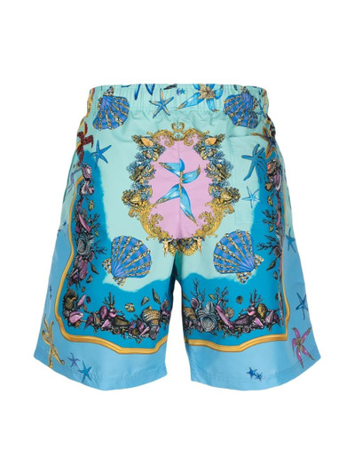 VERSACE Barocco shell-print swim shorts outlook