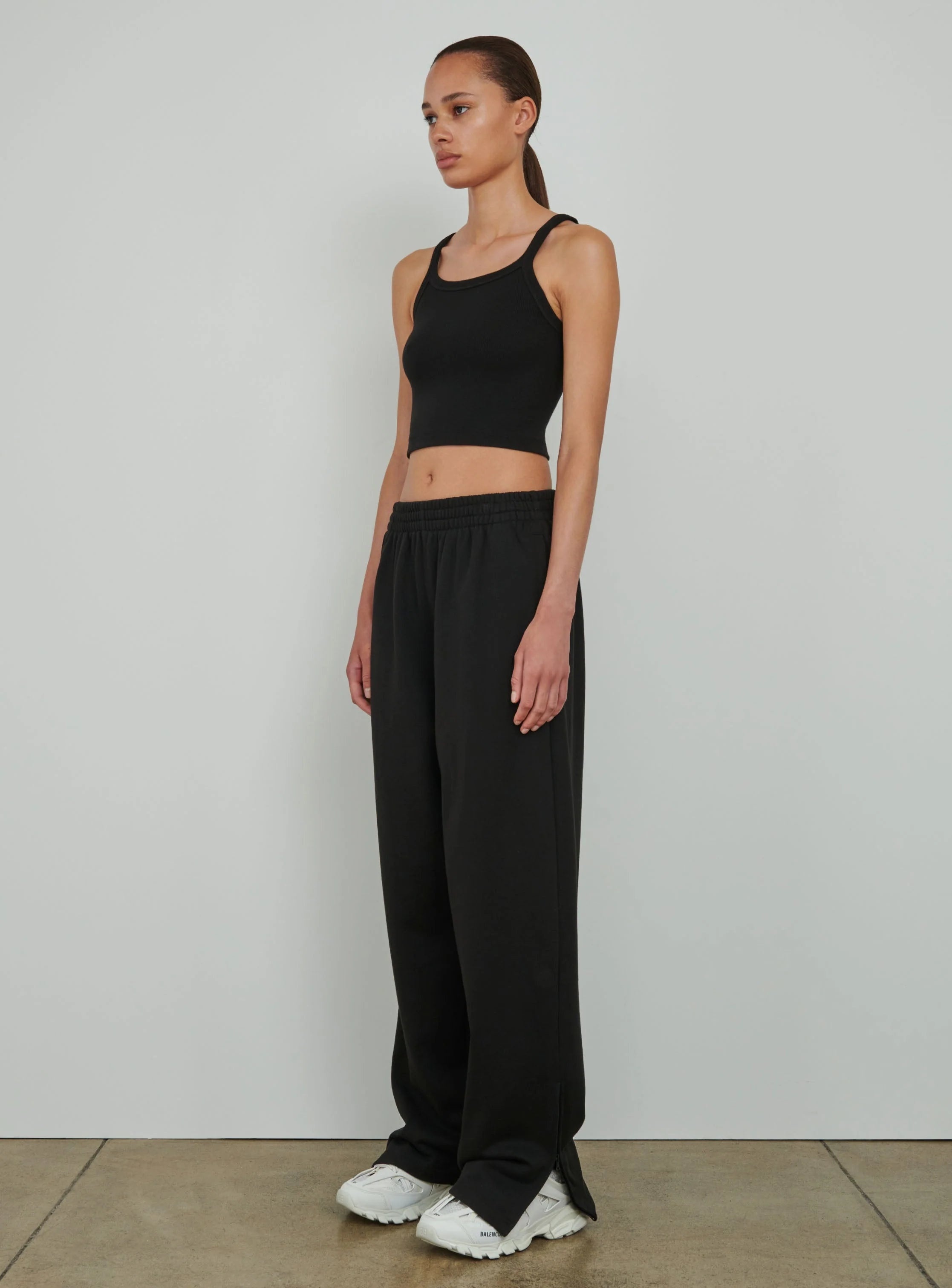 HB Ribbed Tank Black - 3