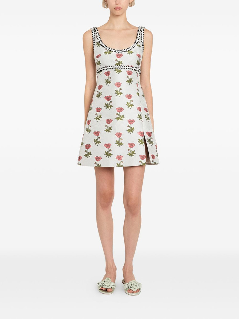 GIAMBATTISTA VALLI floral-print mini dress outlook