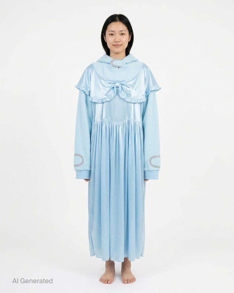Blue Gown Hoodie 4