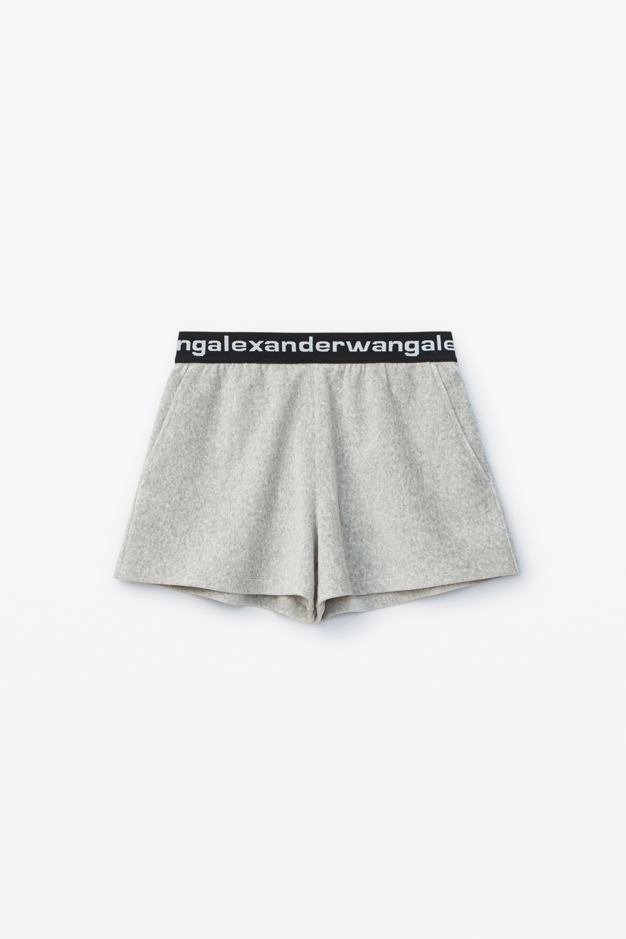 LOGO ELASTIC SHORT IN STRETCH CORDUROY - 1