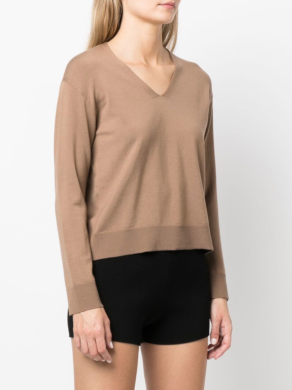 V-neck knit jumper - 3