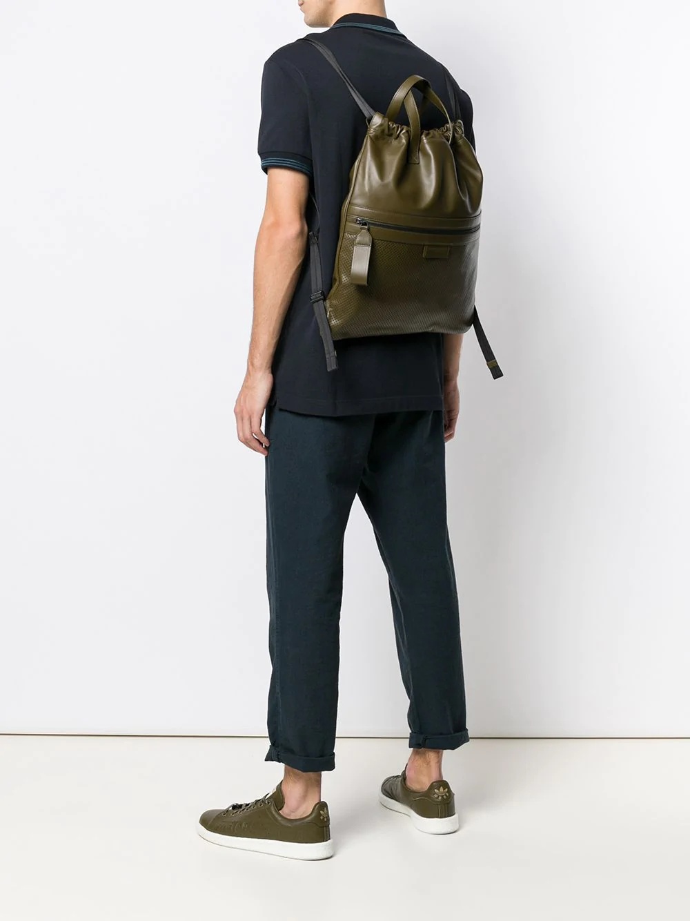 flat tote backpack - 2