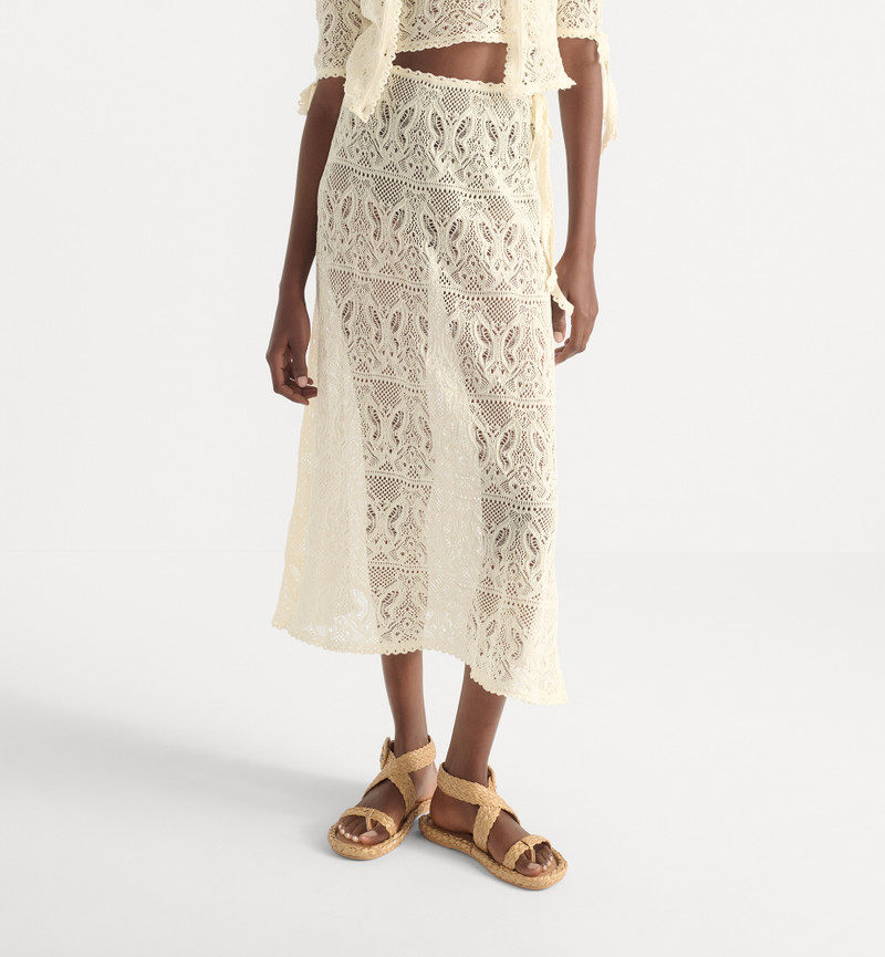 Dior Dioriviera Mid-Length Flared Skirt outlook