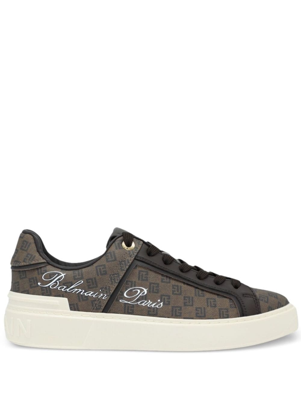 B-Court monogram leather sneakers - 1