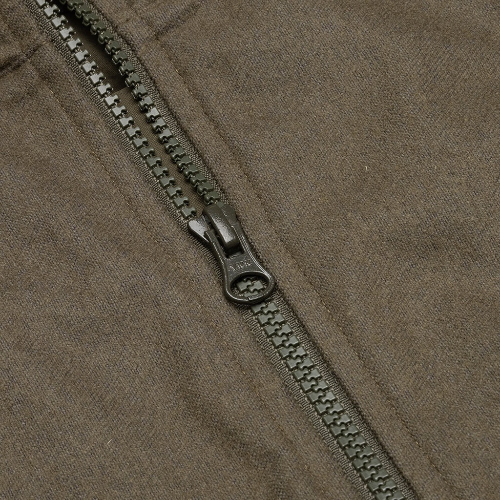 STONE ISLAND  REAL DOWN JACKET 442F1 - MILITARY GREEN - 5