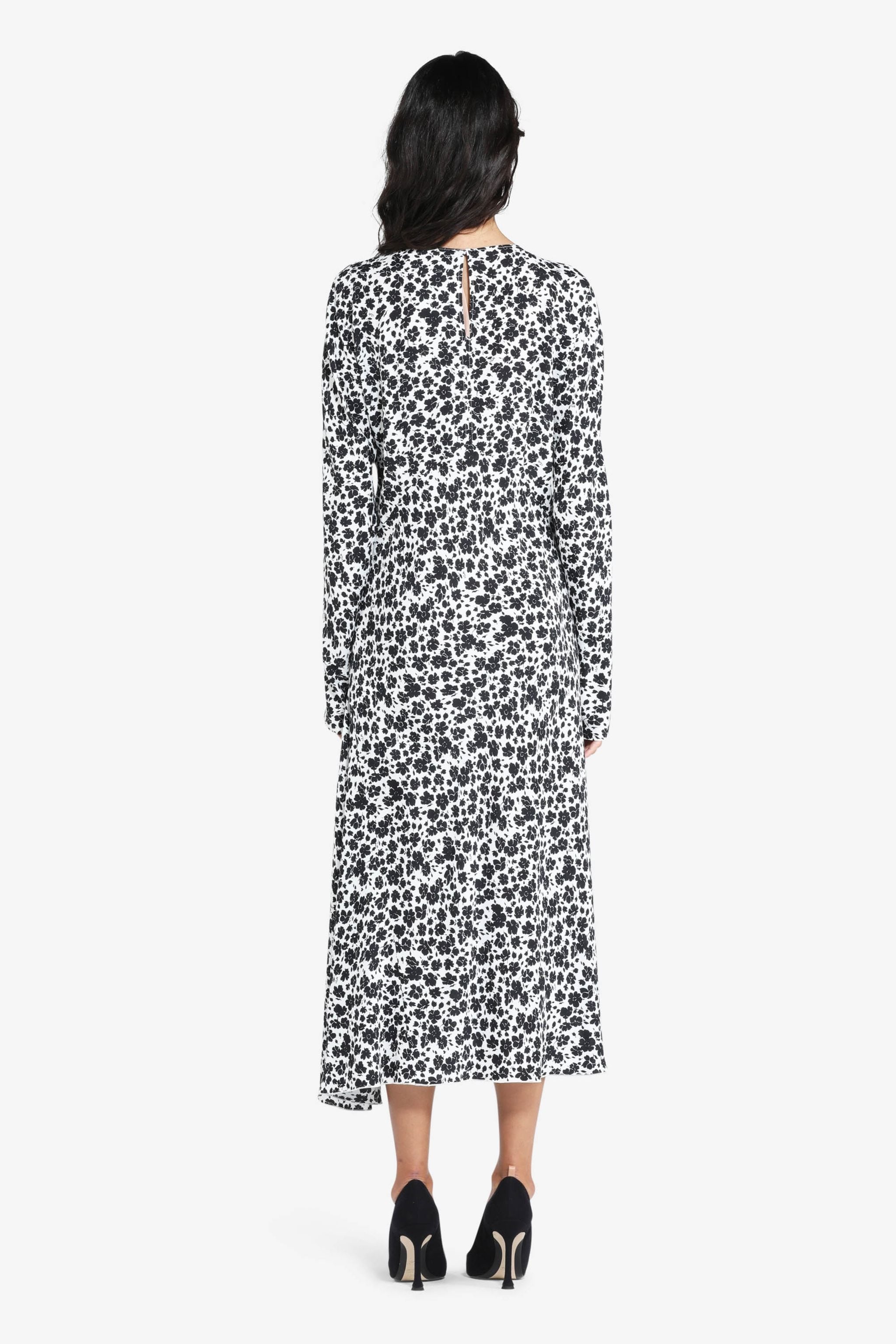 FLORAL-PRINT MIDI DRESS - 2