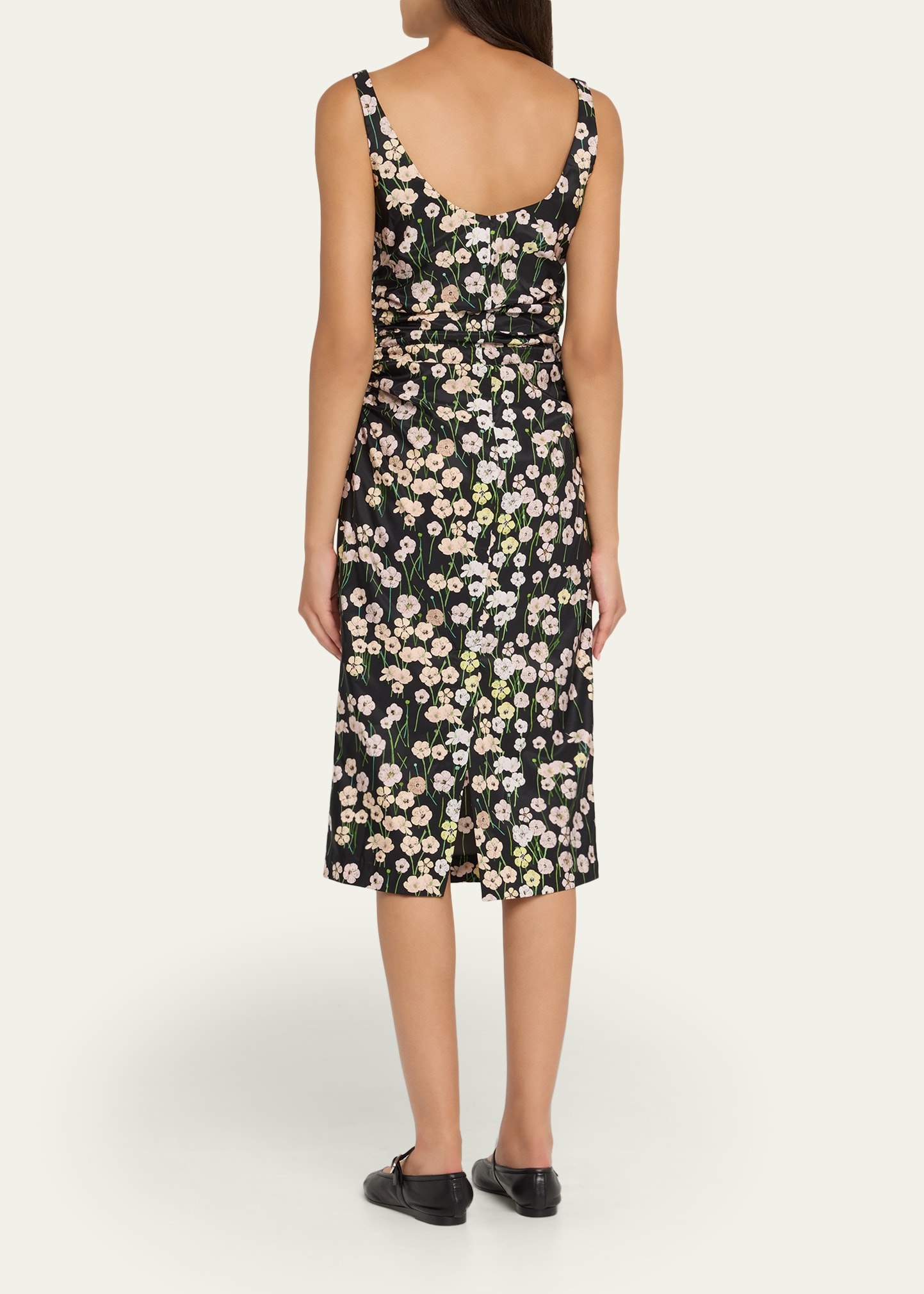 Gisele Ruched Midi Tank Dress - 3