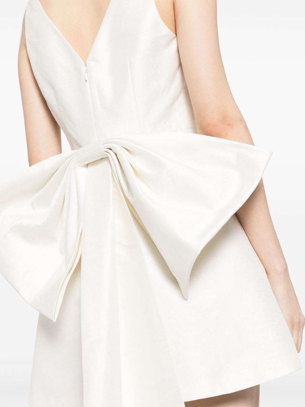 Rosie bow-detail minidress - 5