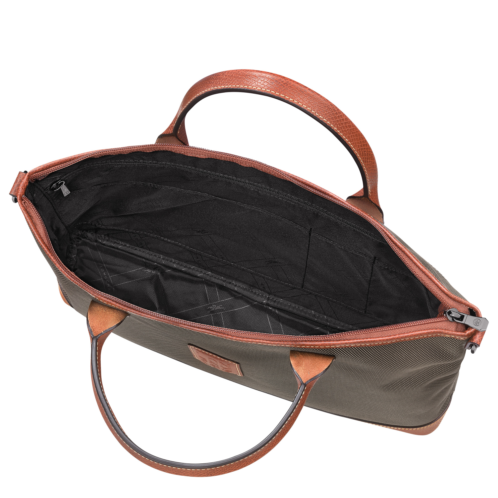 Boxford S Briefcase Brown - Canvas - 5
