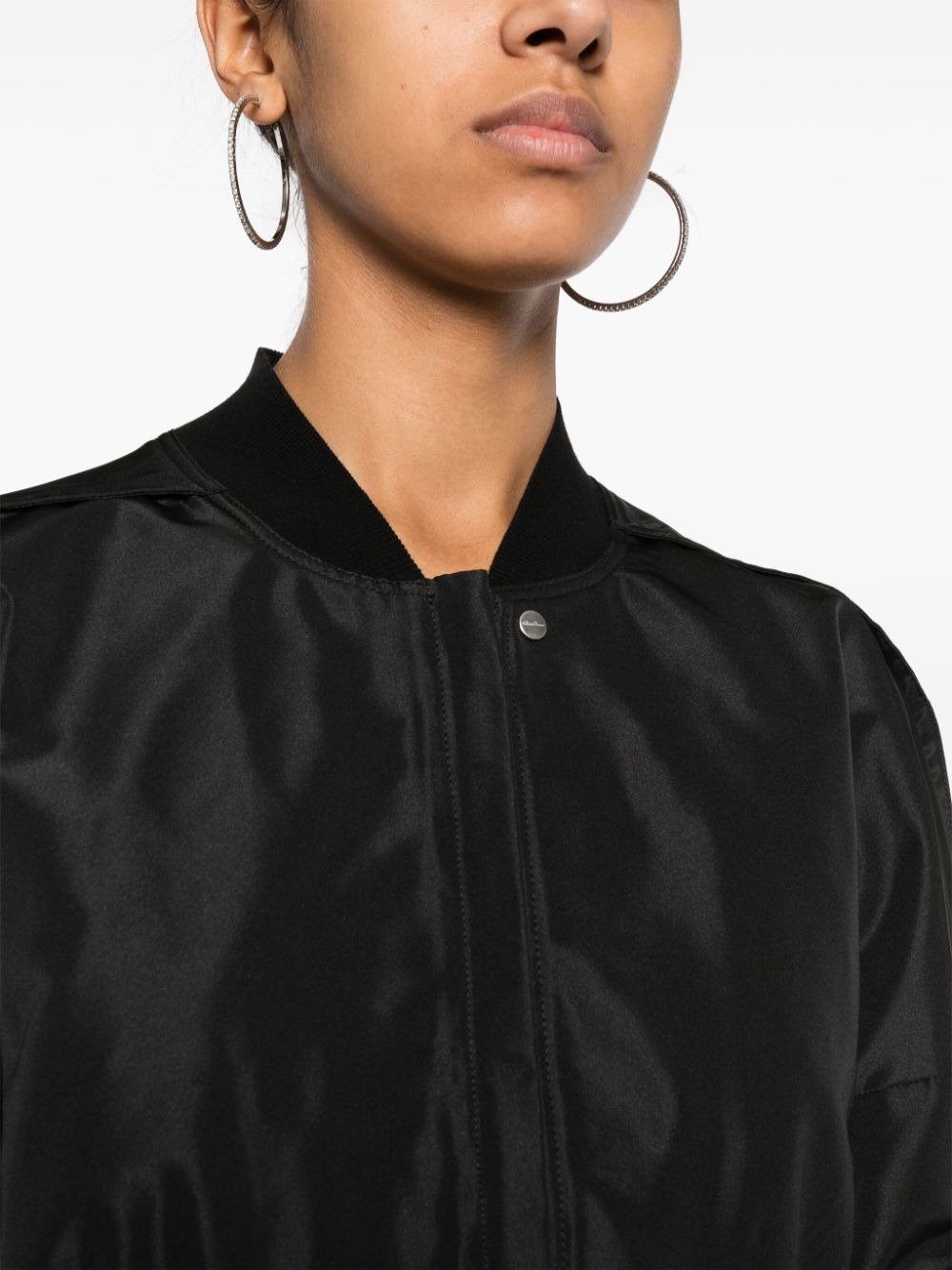 Rick Owens Women Cropped Bomber Jacket - 4