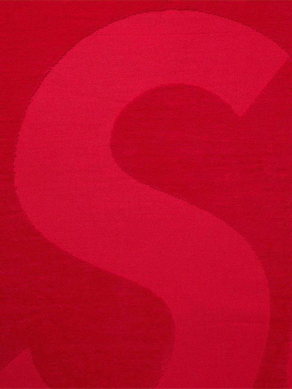 logo-jacquard beach towel - 2
